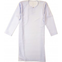 Baju Kurung Sekolah Menengah - Putih (COTTON)